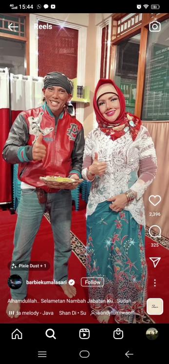 Potret Barbie Kumalasari Berhijab(Instagram/@barbiekumalasari)