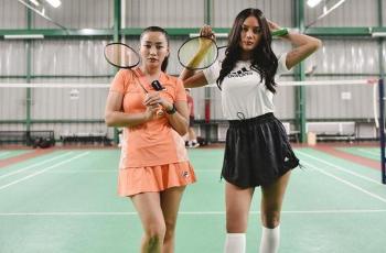 11 Momen Hesti Purwadinata dan Erika Carlina Latihan Bulu Tangkis, Siap Tanding!