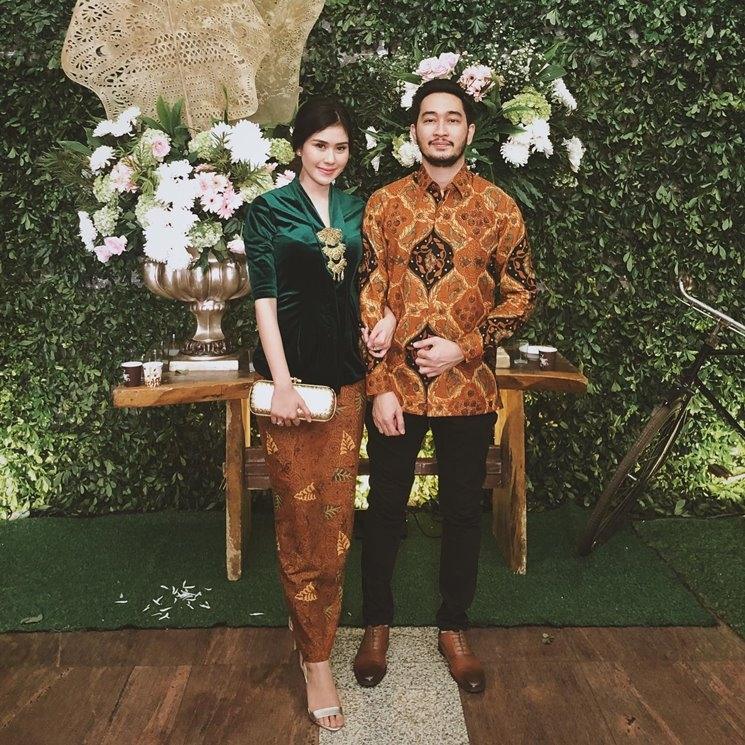 Gaya kondangan Syahnaz Sadiqah (Instagram/@syahnazs)