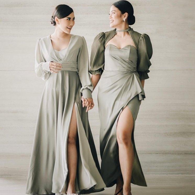 Gaya kondangan Syahnaz Sadiqah (Instagram/@syahnazs)