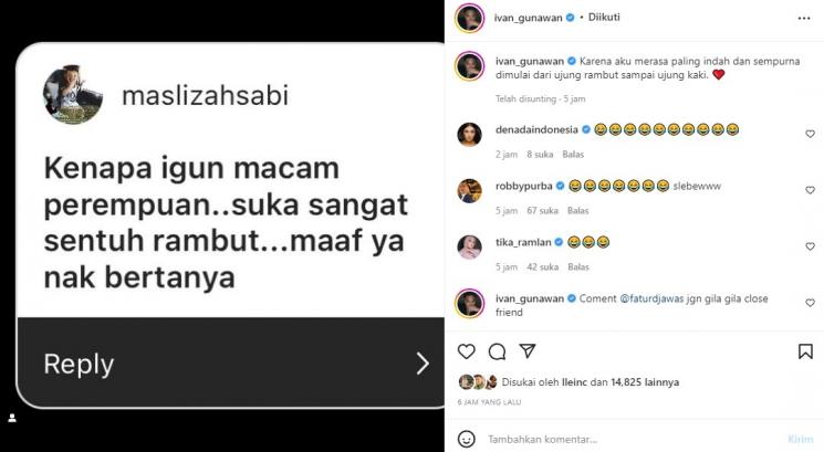 Ivan Gunawan bangga dibilang mirip perempuan. (Instagram/ivan_gunawan)