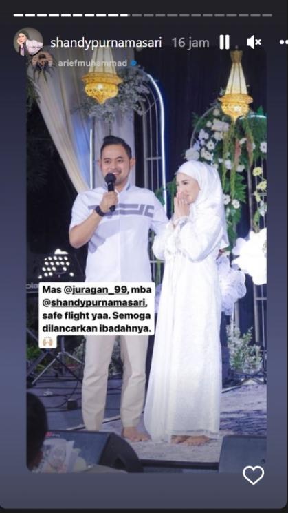 Ucapan Arief Muhammad Kepada Gilang Juragan99 dan Shandy (Instagram/@ariefmuhammad)