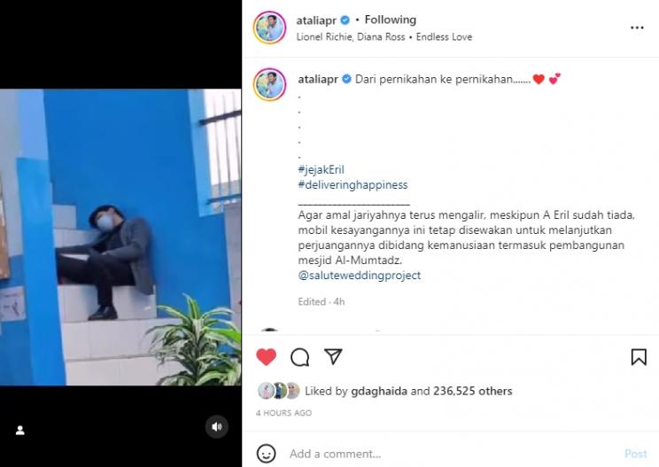 Emmeril Kahn Mumtadz anak Ridwan Kamil dan Atalia Kamil. (Instagram/ataliapr)