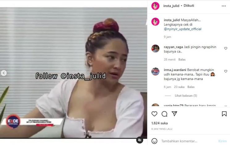 Marshanda ngaku sembuh dari kanker. (Instagram/insta_julid)