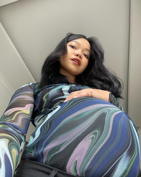 Baby Bump Fathia Izzati (Instagram/@kittendust)