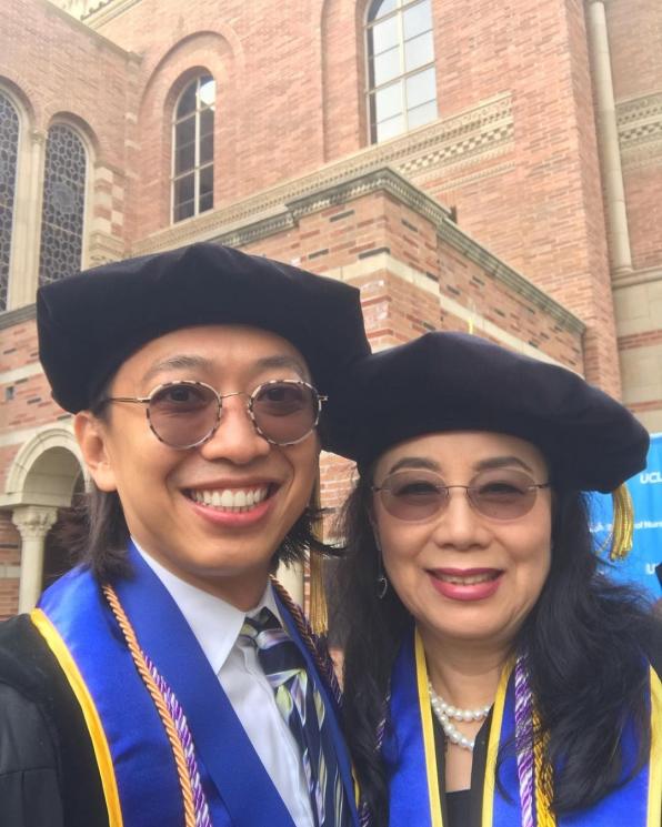 Potret Wisuda Doktoral Alfandy Trio Kwek Kwek di Amerika Serikat (Instagram/alfandynp)