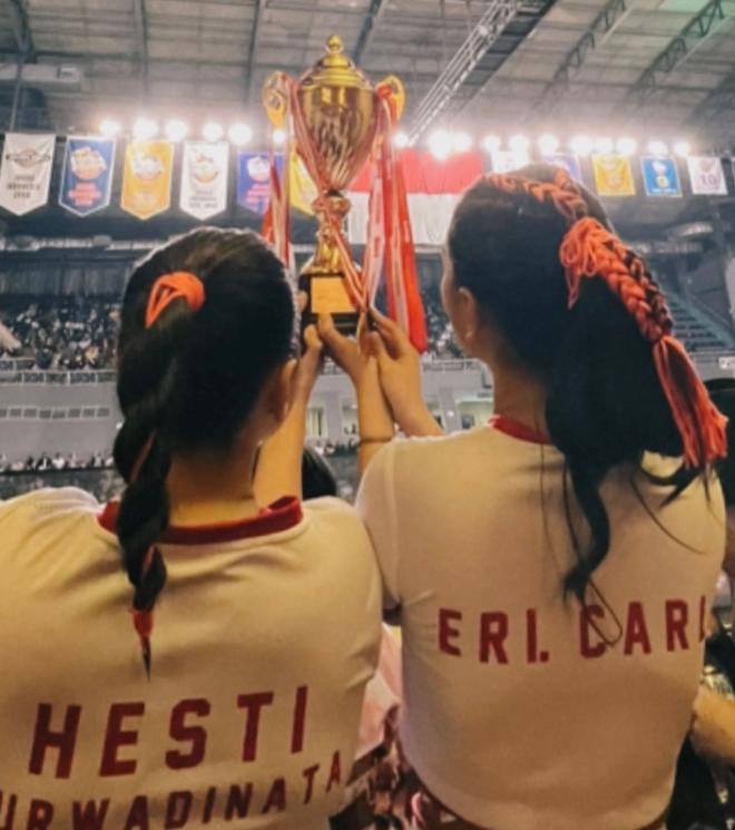 Momen Hesti/Erika kalahkan Anya/Raisa di Tepok Bulu 2022. (Instagram/@hestipurwadinata)