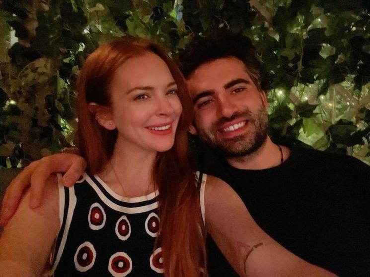 Kemesraan Lindsay Lohan dan Suami (Instagram/lindsaylohan)