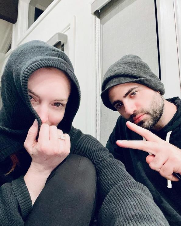 Kemesraan Lindsay Lohan dan Suami (Instagram/lindsaylohan)