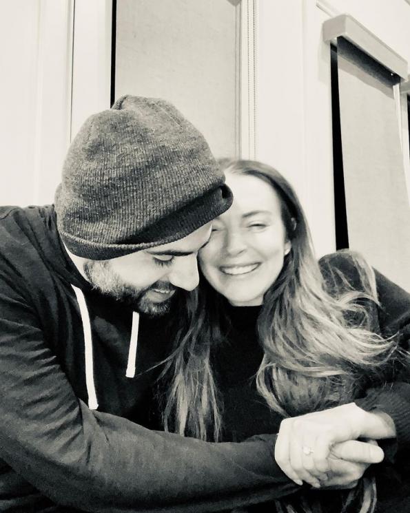 Kemesraan Lindsay Lohan dan Suami (Instagram/lindsaylohan)