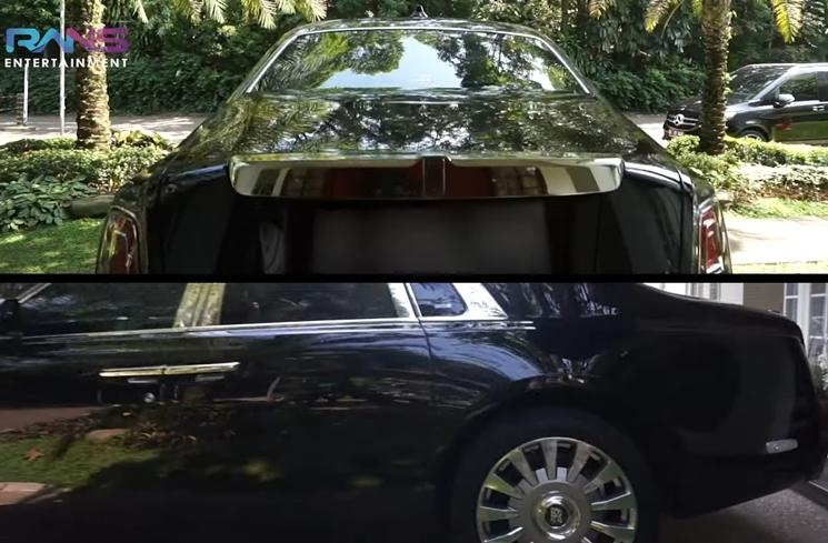 Potret Nagita Slavina Pamer Mobil Rolls-Royce Phantom (YouTube Rans Entertainment)