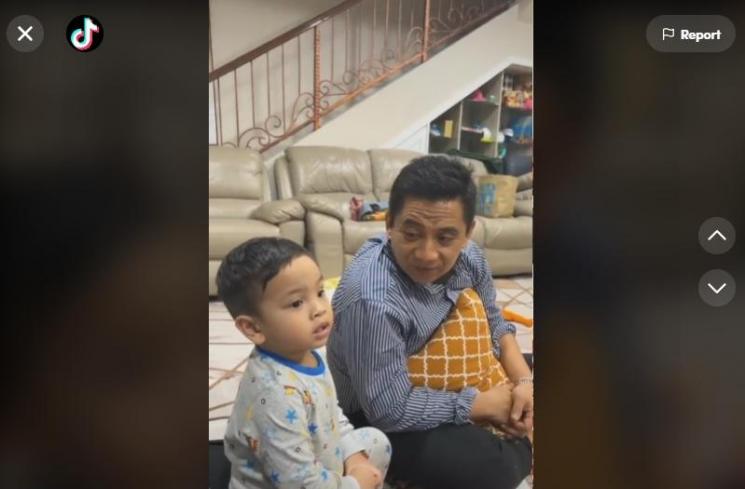 Gala Sky Bengong Lihat Vanessa Angel. (TikTok)