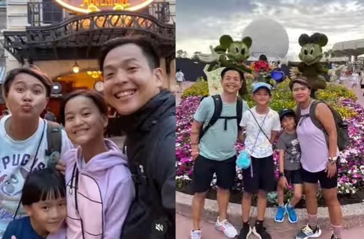 Potret artis liburan di Disney World Orlando (Instagram/@meiranastasia)