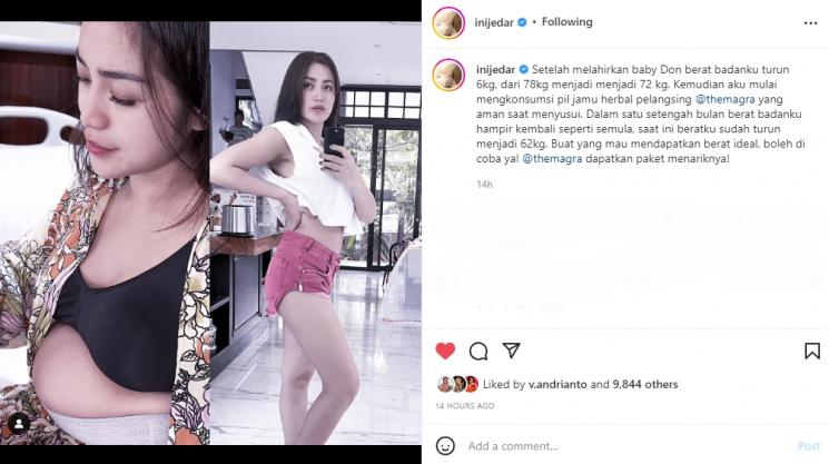 Jessica Iskandar. (Instagram/inijedar)