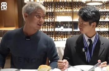 9 Momen Rizky Billar Traktir Karyawan Makan di Restoran Mewah, Hadiah Kelulusan Sekolah