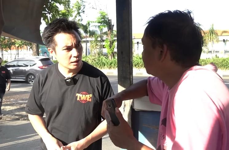 Momen Baim Wong Prank Tukang Parkir (YouTube Baim Paula)