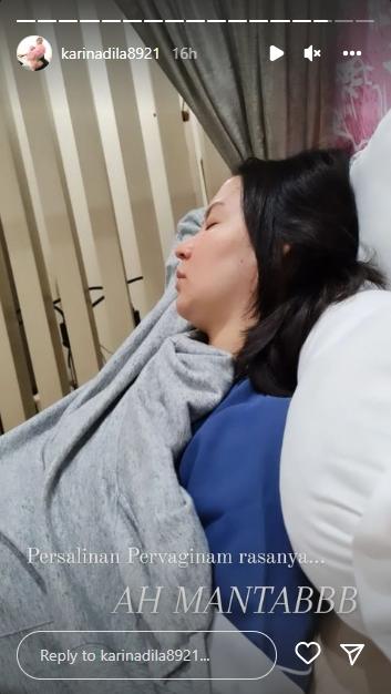 Perjalanan Karina Nadila Melahirkan. (Instagram/karinadila8921)