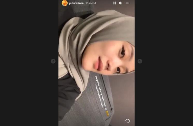 Putri Delina tulis pesan bijak di tengah kabar perceraian Sule. (Instagram/@putridelinaa)