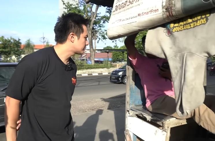 Momen Baim Wong Prank Tukang Parkir (YouTube Baim Paula)