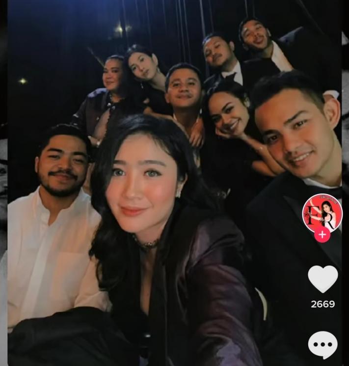Potret Febby Rastanty Bareng Pacar Polisi (TikTok/@febbies_palembangofc)