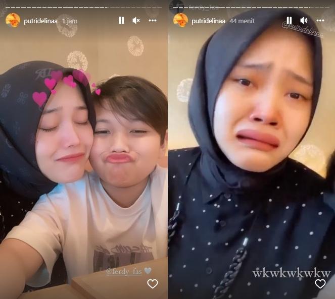 Putri Delina pamer momen bareng Ferdi. (Instagram/@putridelinaa)