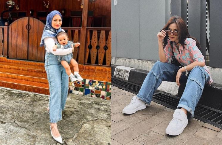 Adu Gaya Nathalie Holscher vs Mahalini. (Instagram/nathalieholscher/mahaliniraja)