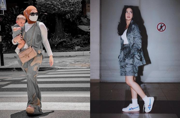 Adu Gaya Nathalie Holscher vs Mahalini. (Instagram/nathalieholscher/mahaliniraja)