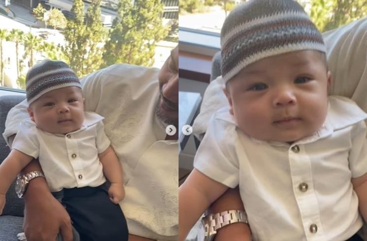 Potret Gemas Baby Izz Rayakan Idul Adha di Amerika (Instagram/@yorafebrina)