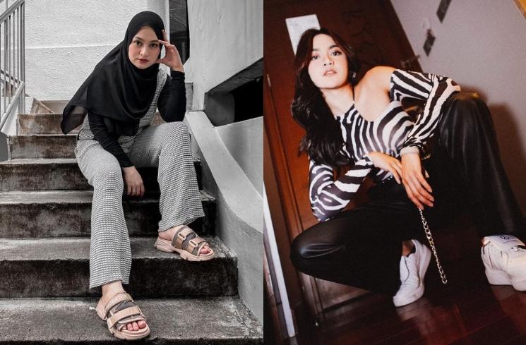 Adu Gaya Nathalie Holscher vs Mahalini. (Instagram/nathalieholscher/mahaliniraja)