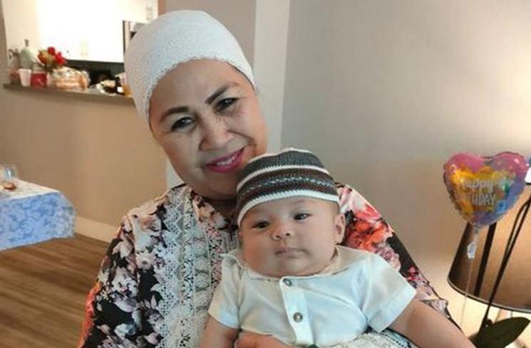 Potret Gemas Baby Izz Rayakan Idul Adha di Amerika (Instagram/@yorafebrina)