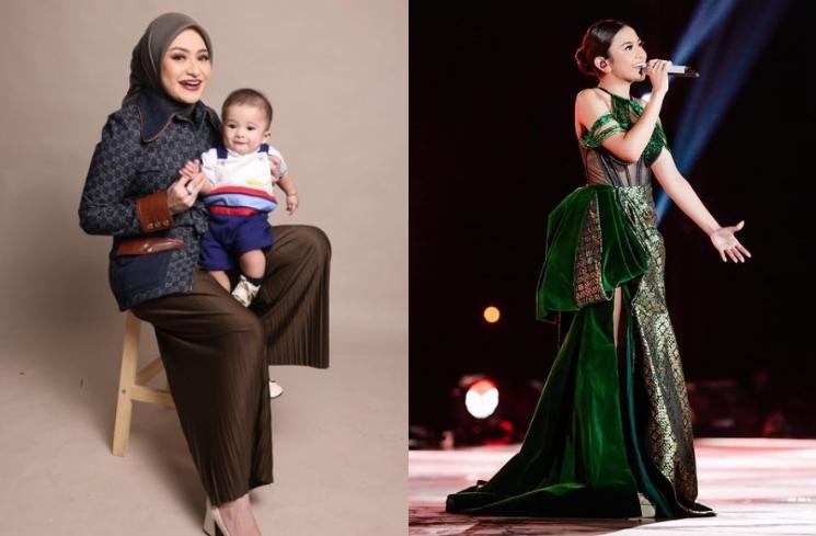 Adu Gaya Nathalie Holscher vs Mahalini. (Instagram/nathalieholscher/mahaliniraja)