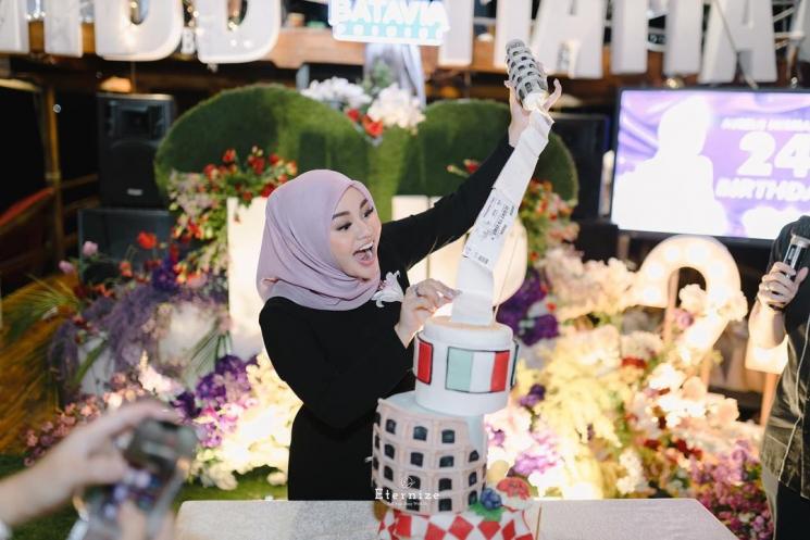 Momen Ultah Aurel Hermansyah (instagram/@eternize.id)