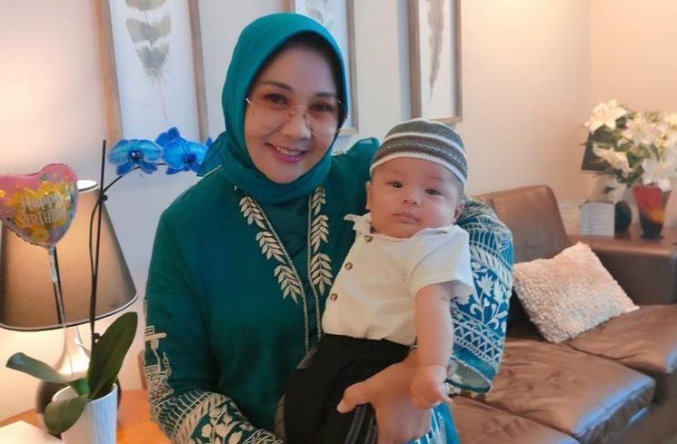 Potret Gemas Baby Izz Rayakan Idul Adha di Amerika (Instagram/@yorafebrina)