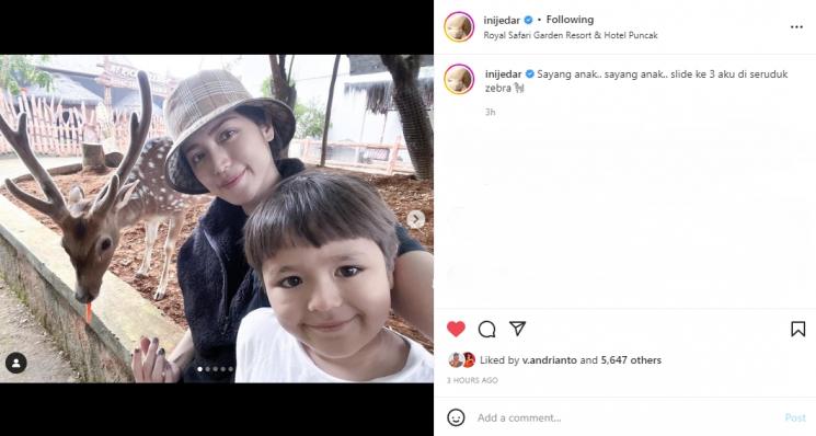 Jessica Iskandar dan El Barack. (Instagram/inijedar)
