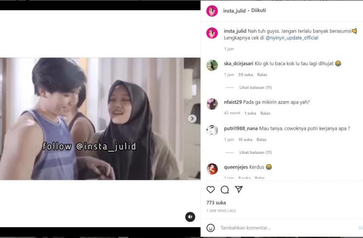 Putri Delina dan Jeffry [Instagram/@insta_julid]