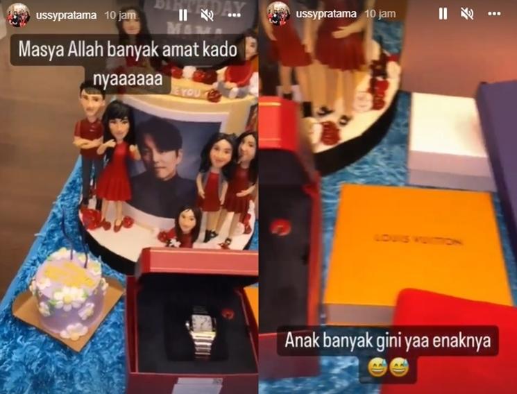 Momen Kejutan Ulang Tahun Ussy Sulistiawaty (Instagram/ussypratama)