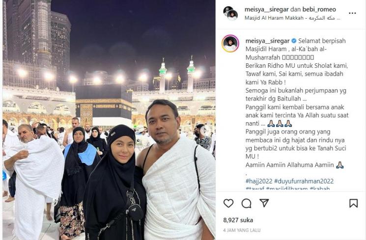 Postingan Terbaru meisya siregar(Instagram/@meisya__siregar)