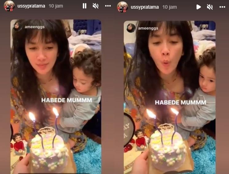 Momen Kejutan Ulang Tahun Ussy Sulistiawaty (Instagram/ussypratama)