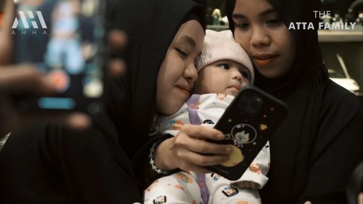 Momen Gen Halilintar Ketemu Ameena. (YouTube/AH)
