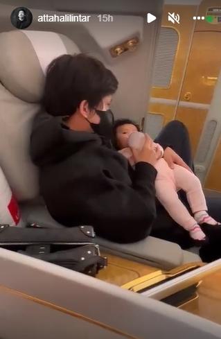 Potret Aurel Hermansyah Berangkat ke Italia. (Instagram/attahalilintar)