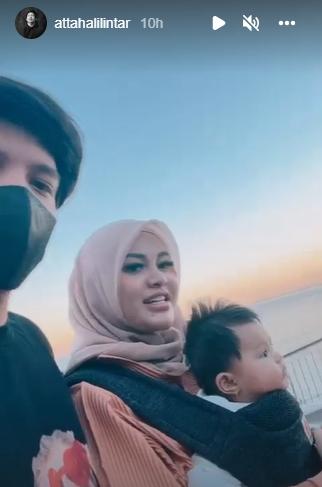 Potret Aurel Hermansyah Berangkat ke Italia. (Instagram/attahalilintar)