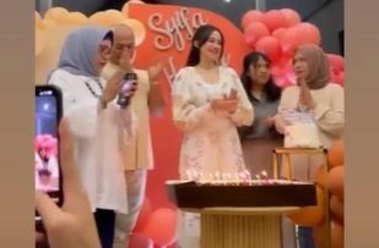 Potret Pesta Ulang Tahun Syifa Hadju. (Instagram/syifahadjureal)