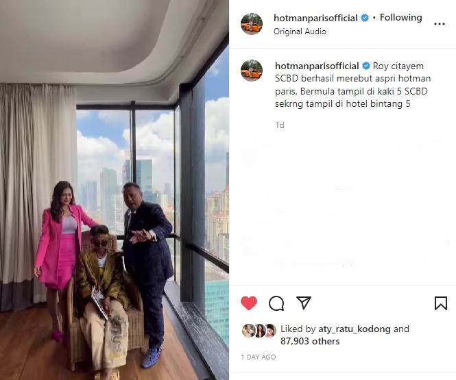 Roy Citayam dan Hotman Paris. (Instagram/hotmanparisofficial)