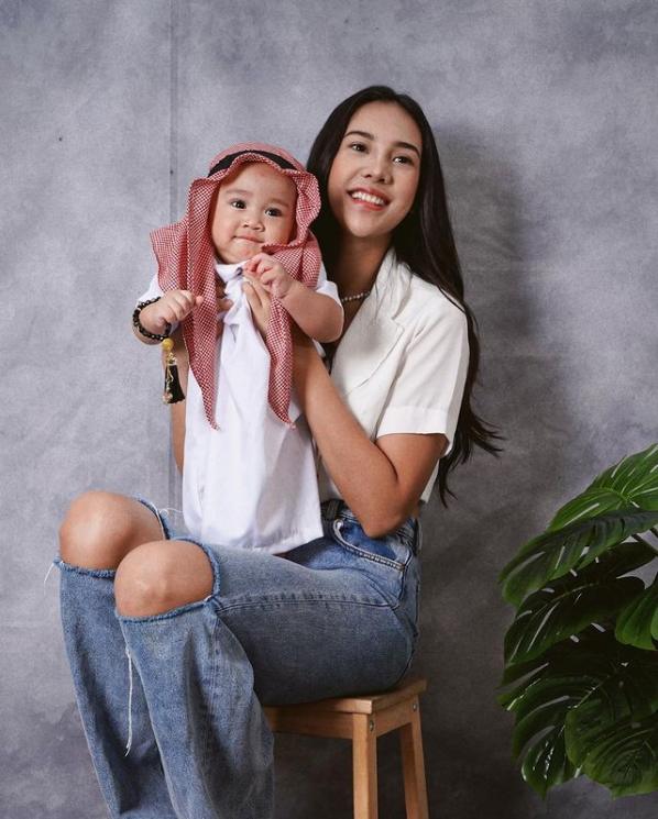 Potret Anya Geraldine Bareng Rayyanza. (Instagram/anyageraldine)