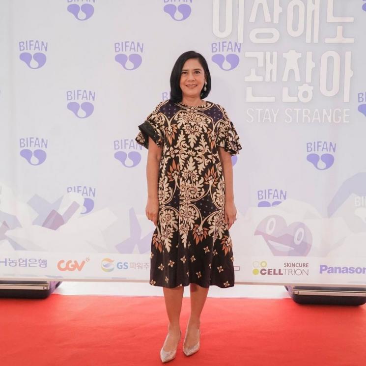 Potret Lydia Kandou di Korea (instagram/@filminang)