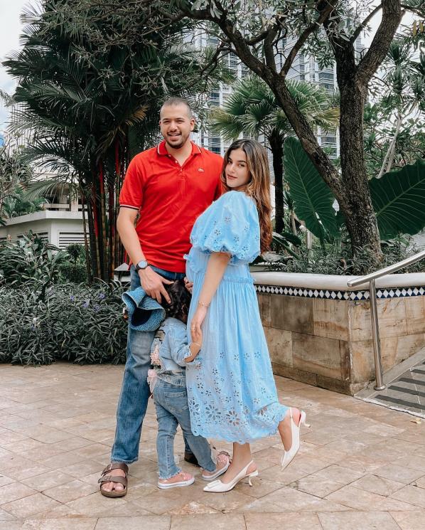 Potret baby bump kehamilan kedua Tasya Farasya. (Instagram/@tasyafarasya)