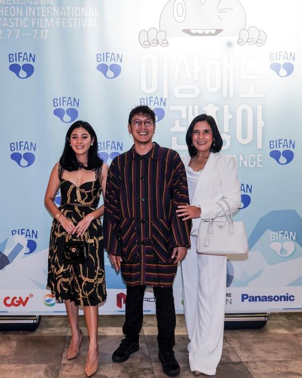 Potret Lydia Kandou di Korea (instagram/@filminang)