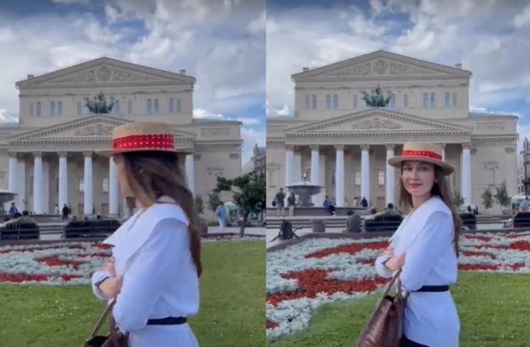 Potret Luna Maya di Rusia (Instagram/@lunamaya)