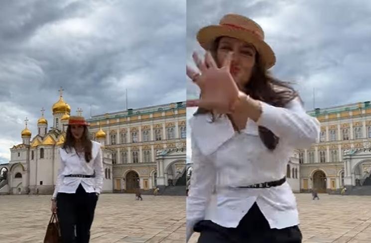 Potret Luna Maya di Rusia (Instagram/@lunamaya)