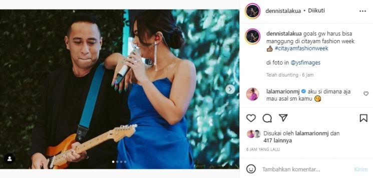 Marion Jola. (Instagram/dennistalakua)